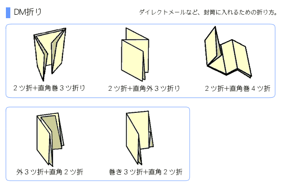 DM折り